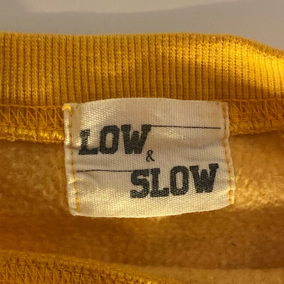 Leo and Matilda low and slow yellow sweater Men’s M - Picture 2 of 3